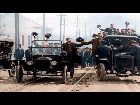California 1910s in Color, Workers’ Life [60fps, Remastered] w/ Sound Design #Video