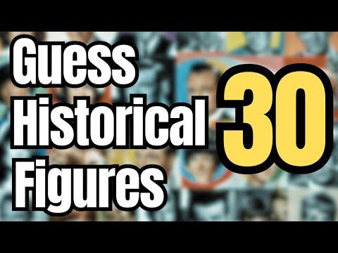 Can you Guess 30 Historical Figures? History Quiz #Video