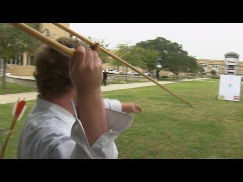 Atlatl Throwing I Museum of the Coastal Bend (Texas Country Reporter) #Video