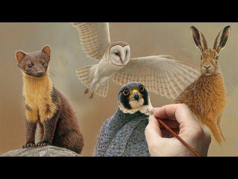 How Detailed Brushstrokes Bring My Paintings to Life | Wildlife Art | Robert E Fuller #Video
