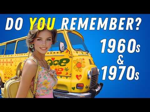 Easy 60s & 70s Fun Trivia Memory Quiz #Video