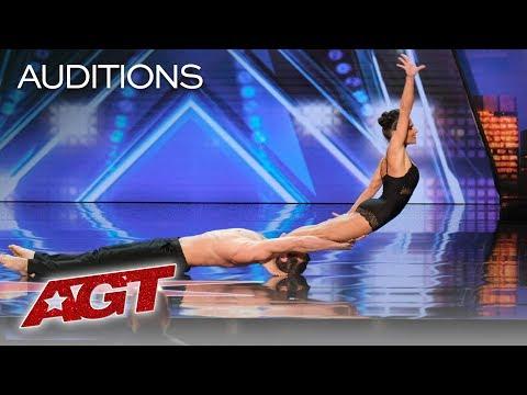 AGT's SEXIEST Audition?! Acrobatic Dance Duo Excites The AGT Judges - America's Got Talent 2019