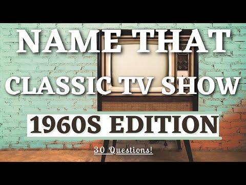 Think You Can Name These 1960s Televisions Shows? Trivia Challenge - 30 Questions! #Video