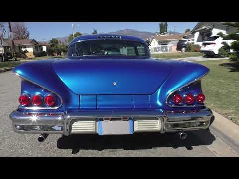1958 Chevrolet Impala Hardtop Mild Custom 348 4bbl V8 Turbo 350 Video