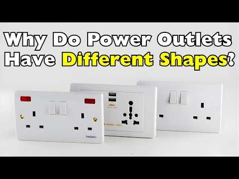 The Strange Reason Power Outlets Look Different Around the World #Video