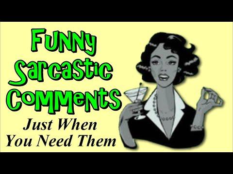 Funny Sarcastic Comments Just When You Need Them #Video