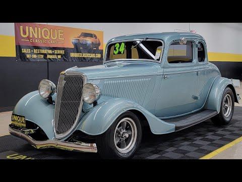 1934 Ford Model 40 5-Window Coupe  #Video