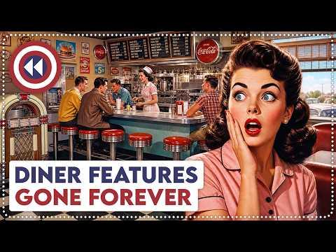 10 Classic Diner Features From The 1950s We’ll Never See Again #Video