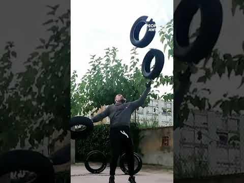 Juggling Tires | People Are Awesome #Video
