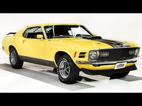 1970 Ford Mustang Mach 1 #Video