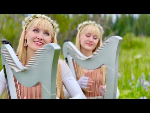 Can't Help Falling in Love - Elvis cover (Harp Twins) #Video