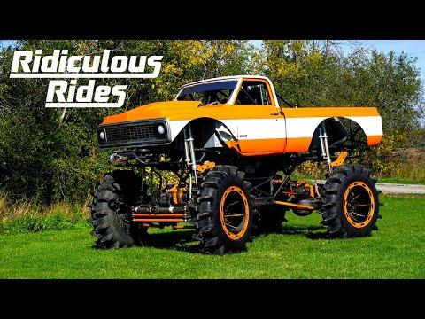 I Built My 10ft Monster Truck From Scratch | RIDICULOUS RIDES #Video