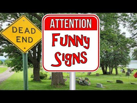 Funny Signs For Your Enjoyment #Video