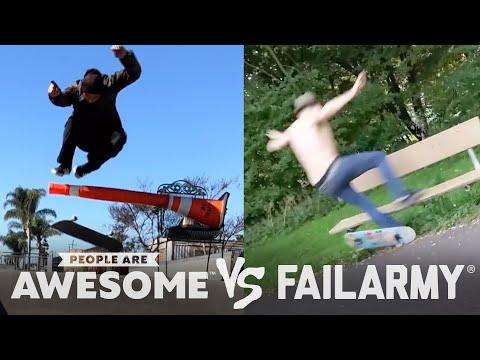 People Are Awesome vs. FailArmy | Martial Arts, Football, Gymnastics & More!