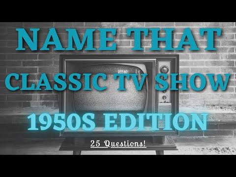 Think You Can Name These 1950s Televisions Shows? Trivia Challenge - 25 Questions! #Video