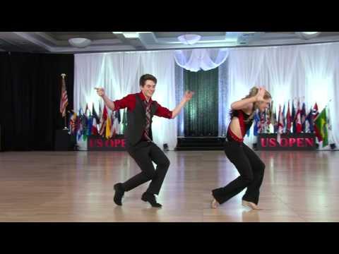FIRST PLACE US OPEN Swing Dancers Ryan Boz and Alexis Garrish #Video