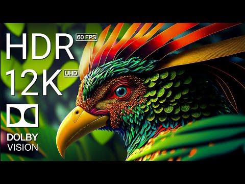 12K HDR 60FPS DOLBY VISION - COLORFUL WORLD ANIMALS - ANIMALS SOUNDS #Video