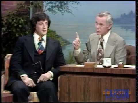 Sylvester Stallone on The Tonight Show Starring Johnny Carson Promoting His New Movie, Rocky -  pt.2