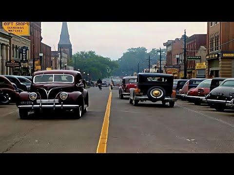North Carolina 1930s in Color [60fps, Remastered] w/sound design added #Video