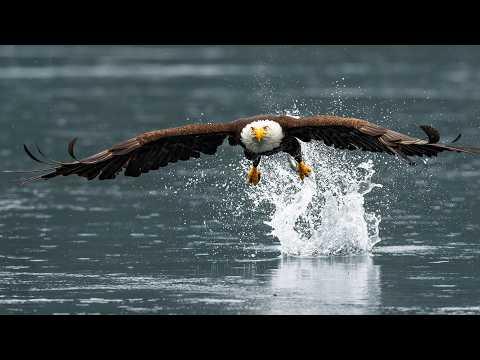 How Eagles Control 7,000 Feathers to Hunt - Watch in 8X Slow Motion - Not AI #Video