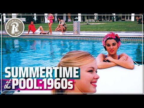 Summertime at the pool...1960s - Life in America #Video