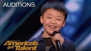 Jeffrey Li: 13-Year-Old Sings Incredible Rendition Of 'You Raise Me Up' - America's Got Talent 2018