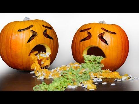 How to Carve a Spewing Pumpkin - Halloween Ideas