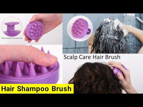 Hair Shampoo Brush, HEETA Scalp Care Hair Brush with Soft Silicone Scalp Massager Video