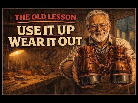 Use It Up, Wear It Out | A Lesson From Harder Times #Video