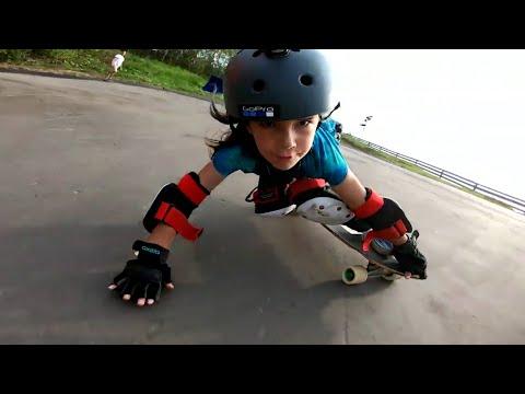 This Little Kid Really Rips On A Longboard | Awesome Archive #Video