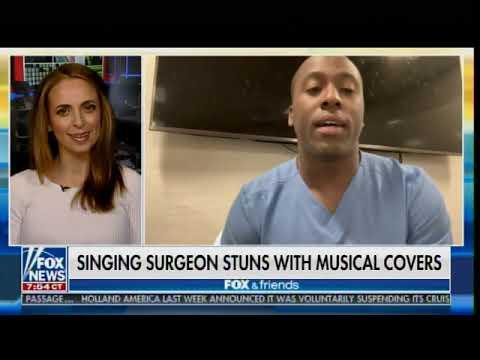 WOW! Mayo Surgeon Dr. Elvis Francois Shares His Singing Voice on FOX and Friends and HE'S AMAZING!