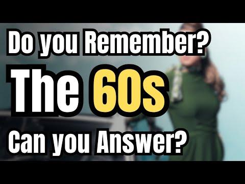 How well you remember the 1960s? 1960s Quiz | Test your Memory #Video