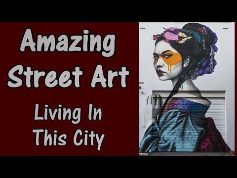 Amazing Street Art Living In This City #Video