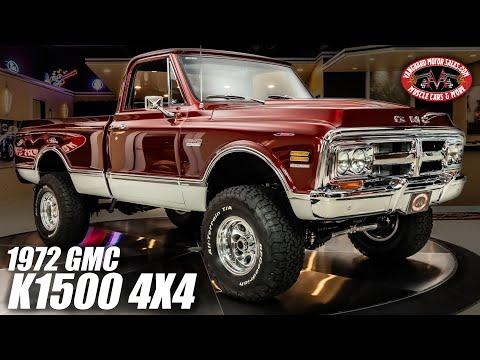 1972 GMC K1500 4X4 Pickup #Video