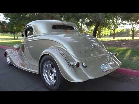 1933 Ford 3W Coupe Hot Rod by Kirby - Holcomb Interior - Roadster Shop Chassis #Video