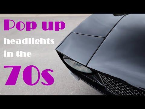 Pop-up headlights (all 1970s production cars) #Video