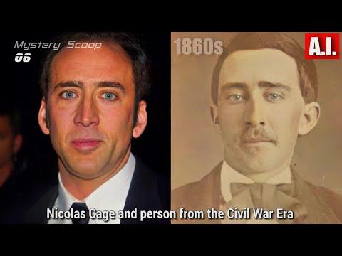 Famous Celebrities And Their Historical Doppelgangers (AI Animated)