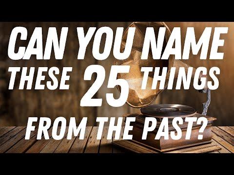 Can You Name These Old Things? #Video