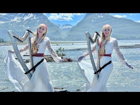 Celtic Christmas - I Saw Three Ships (Harp Twins) #Video