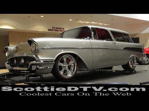 1957 Chevrolet Nomad Wagon Hot Rod 2022 World Of Wheels Custom Car Show Birmingham #Video