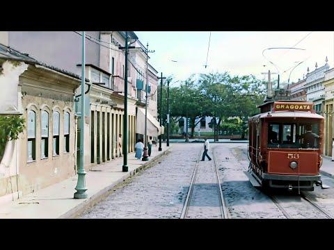 Rio de Janeiro 1920s in color, Post-War [60fps, Remastered, w/ Sound] #Video