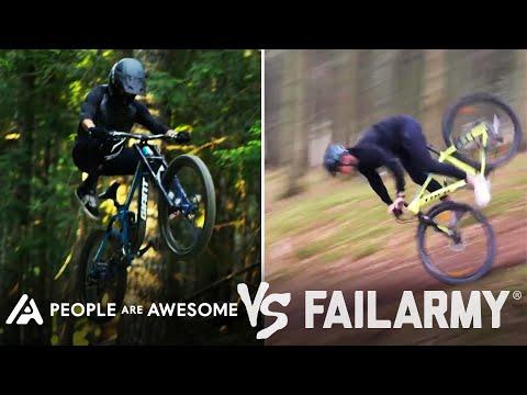 Wins Vs Fails While Mountain Biking | People Are Awesome Vs. FailArmy #Video