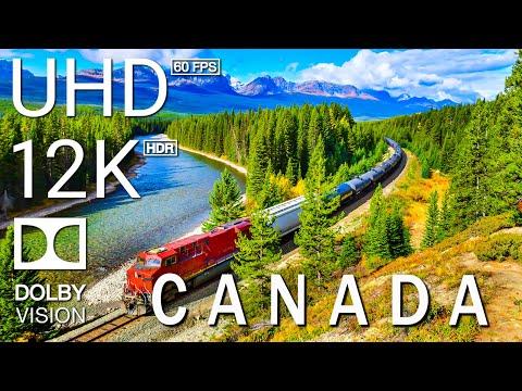 CANADA - 12K Scenic Relaxation Film With Inspiring Cinematic Soundtrack - 12K (60fps) Video Ultra HD