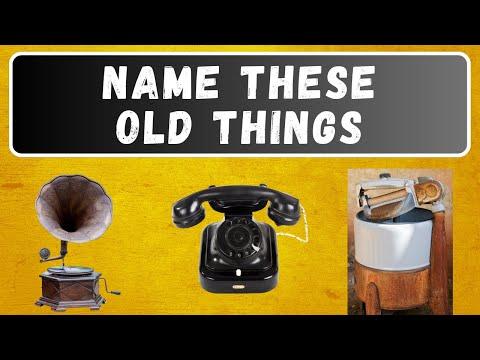 Name These Old Things? | Guess The Vintage Antique Items Quiz #Video