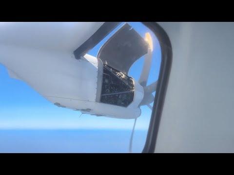 Plane Engine Starts Falling Apart #Video