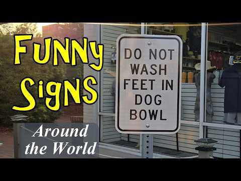 Funny Signs Around The World #Video
