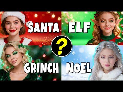 Which Christmas Girl Are You? Santa, Elf, Grinch or Noel? #Video