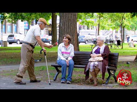 Epic Old Man - Grandpa Fight - Just For Laughs Gags Compilation #Video