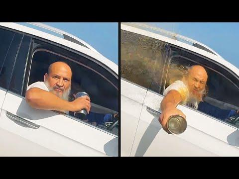 Angry Driver Gets Instant Karma | Your Daily Dose Of Internet #Video