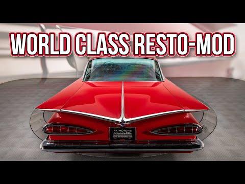 Restored 1959 Chevy Impala Resto Mod Custom 350 V8 700R4 4-speed #Video